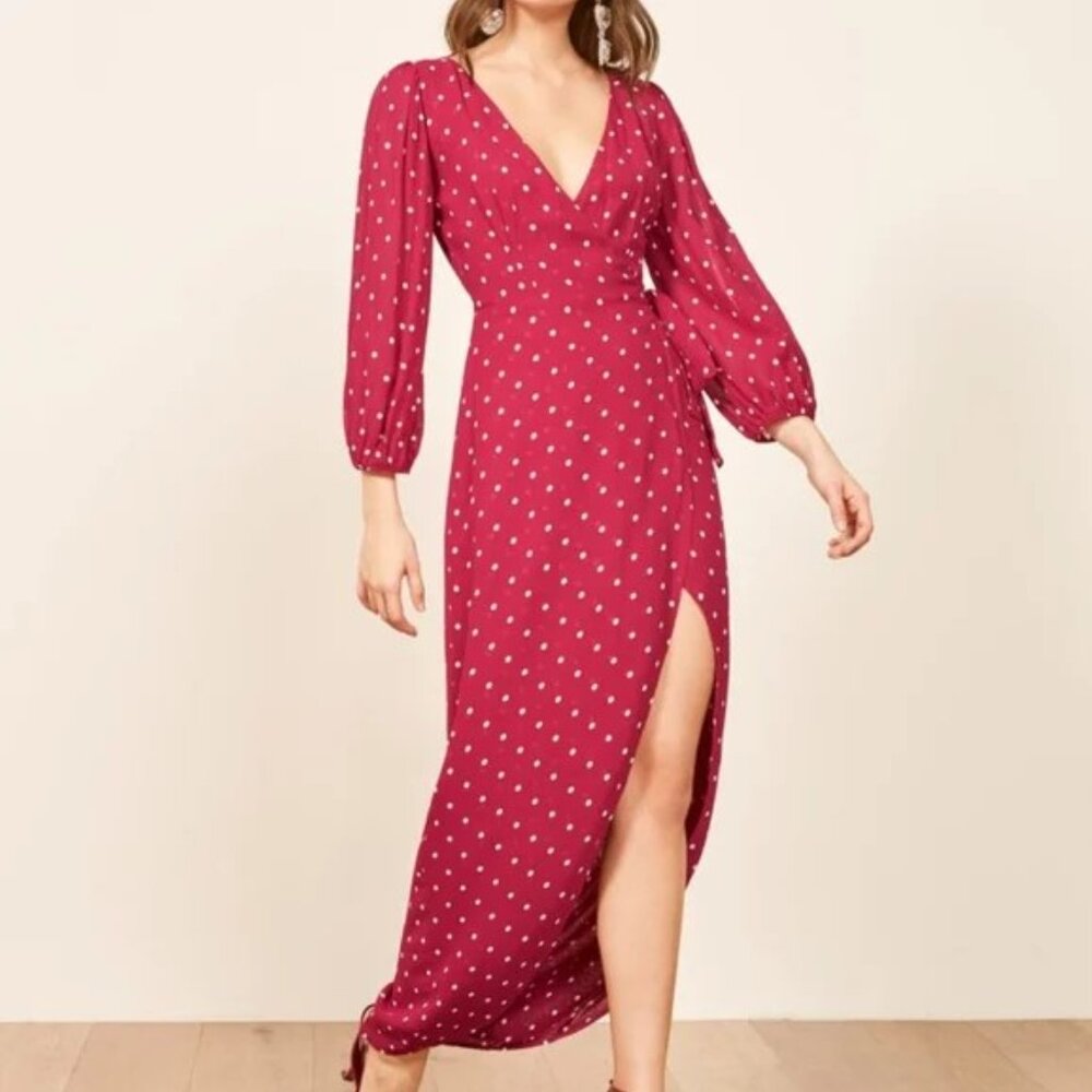 Reformation - Primrose wrap dress -